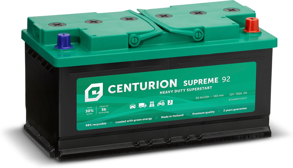 Centurion Supreme accu 92Ah 12V | Auto, bestelbus